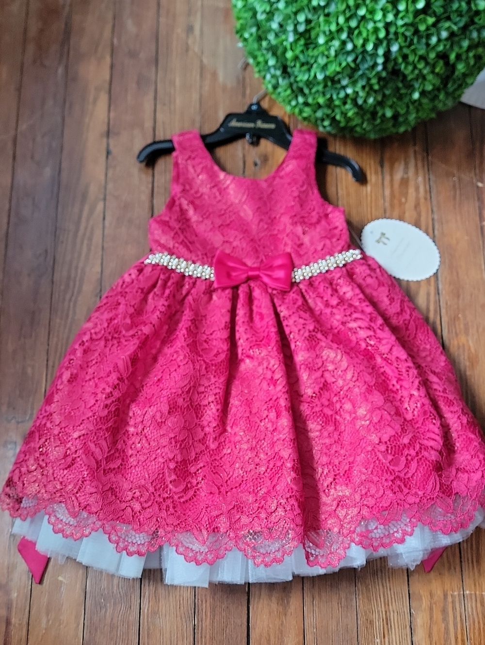 New American Princess Lace Formal Dress